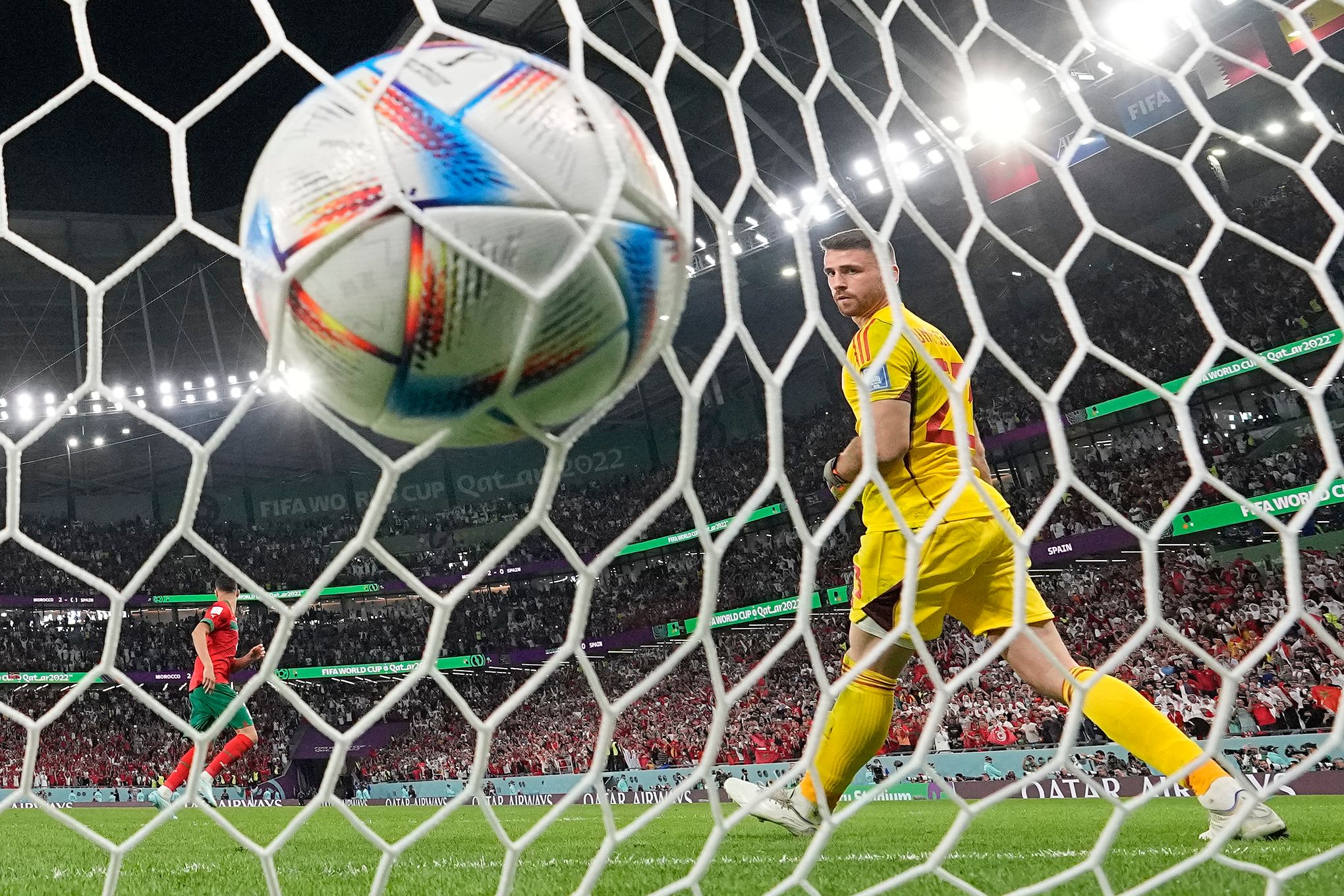 Achraf Hakimi's nerveless 'Panenka' penalty seals stunning World Cup shock  as Morocco beats Spain in shootout to reach quarterfinals