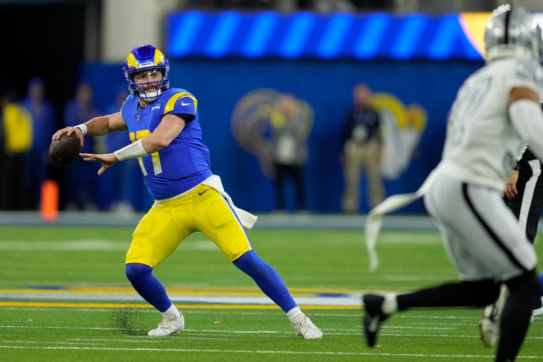 Baker Mayfield back to work with Rams after big debut win