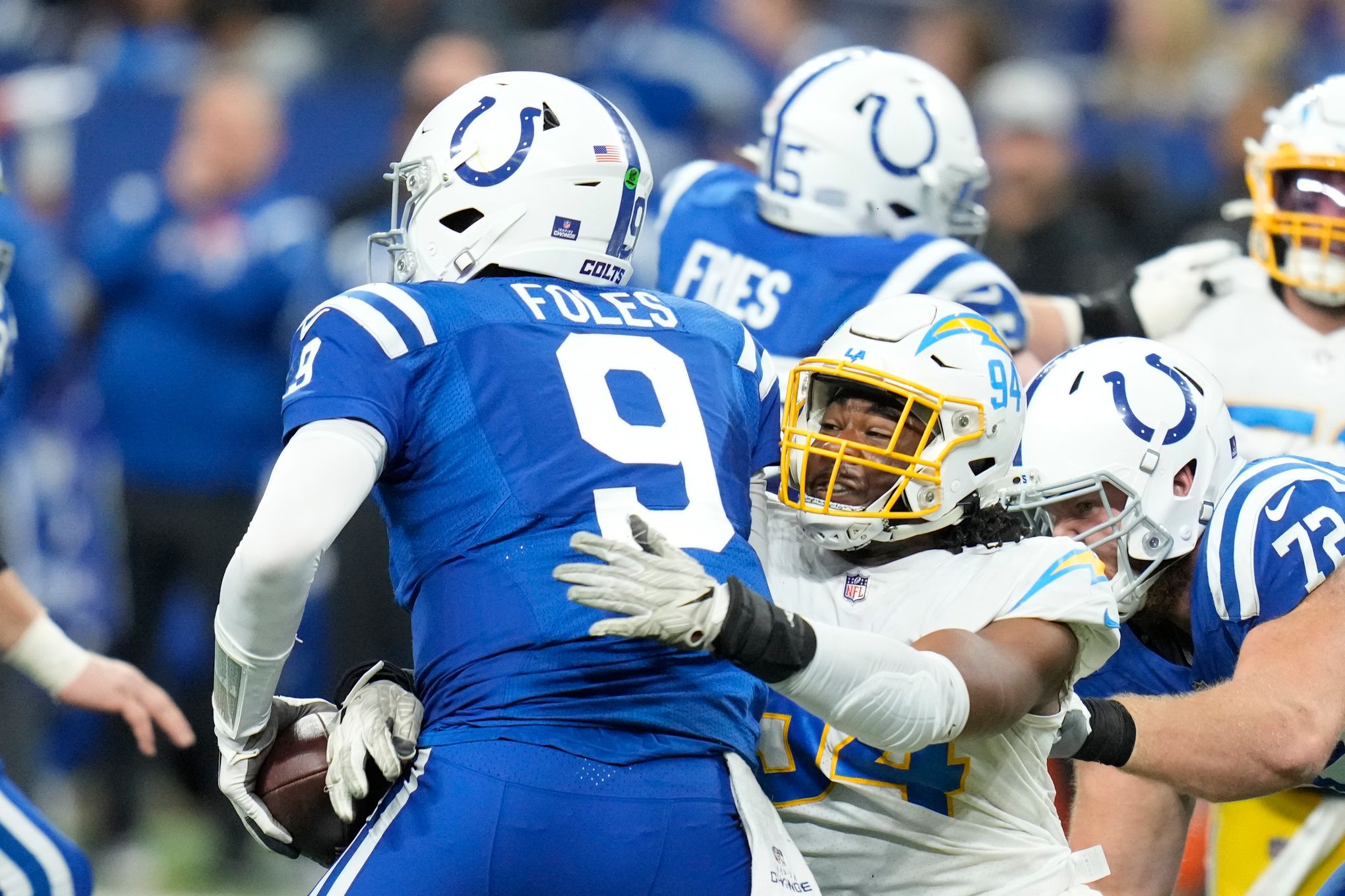 Colts take step back as pass-protection problems return