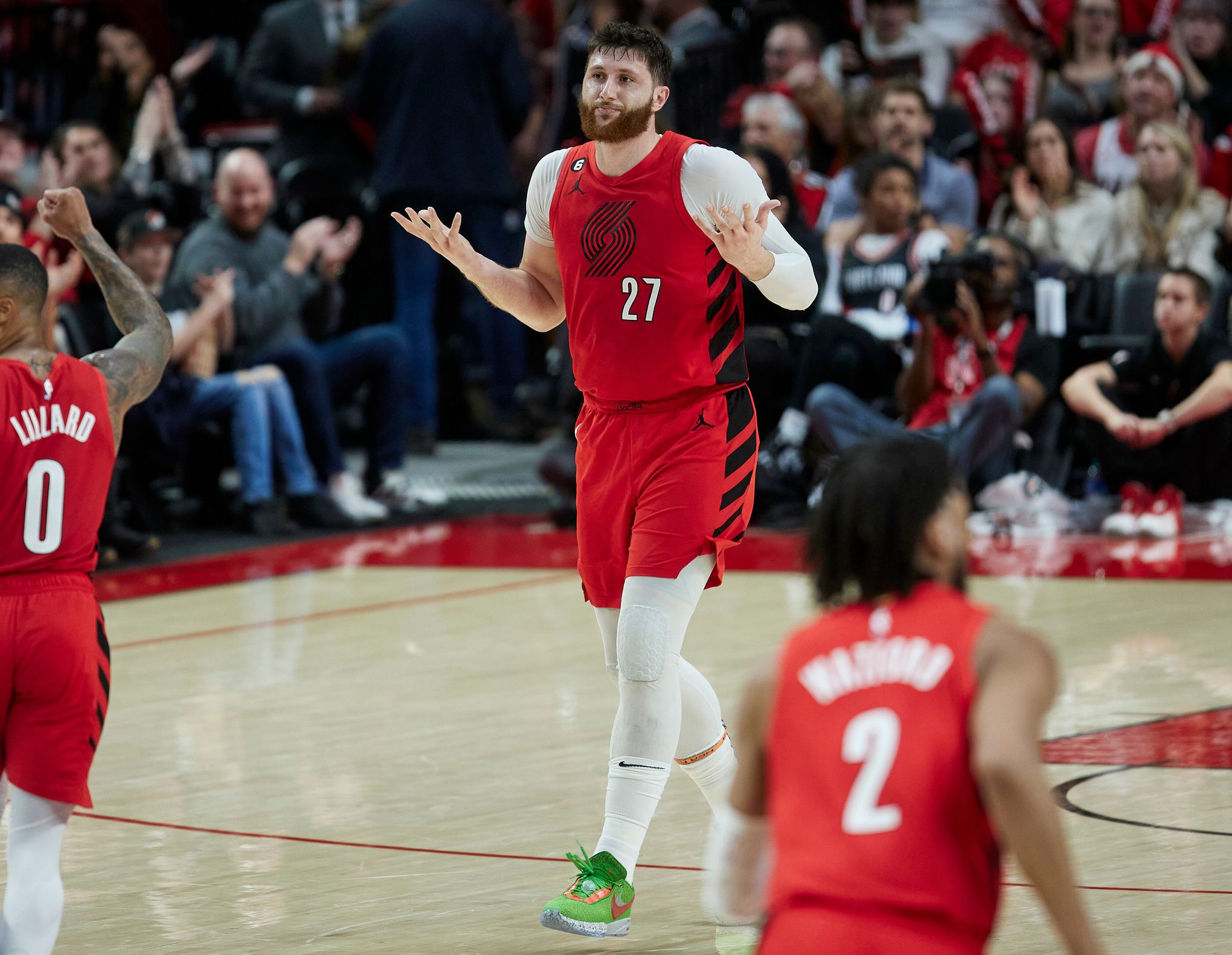 The return of Jusuf Nurkic couldn't have come at a better time