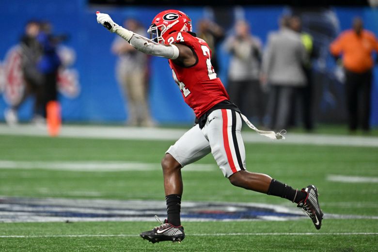 Georgia survives Ohio State in Peach Bowl to reach national title game