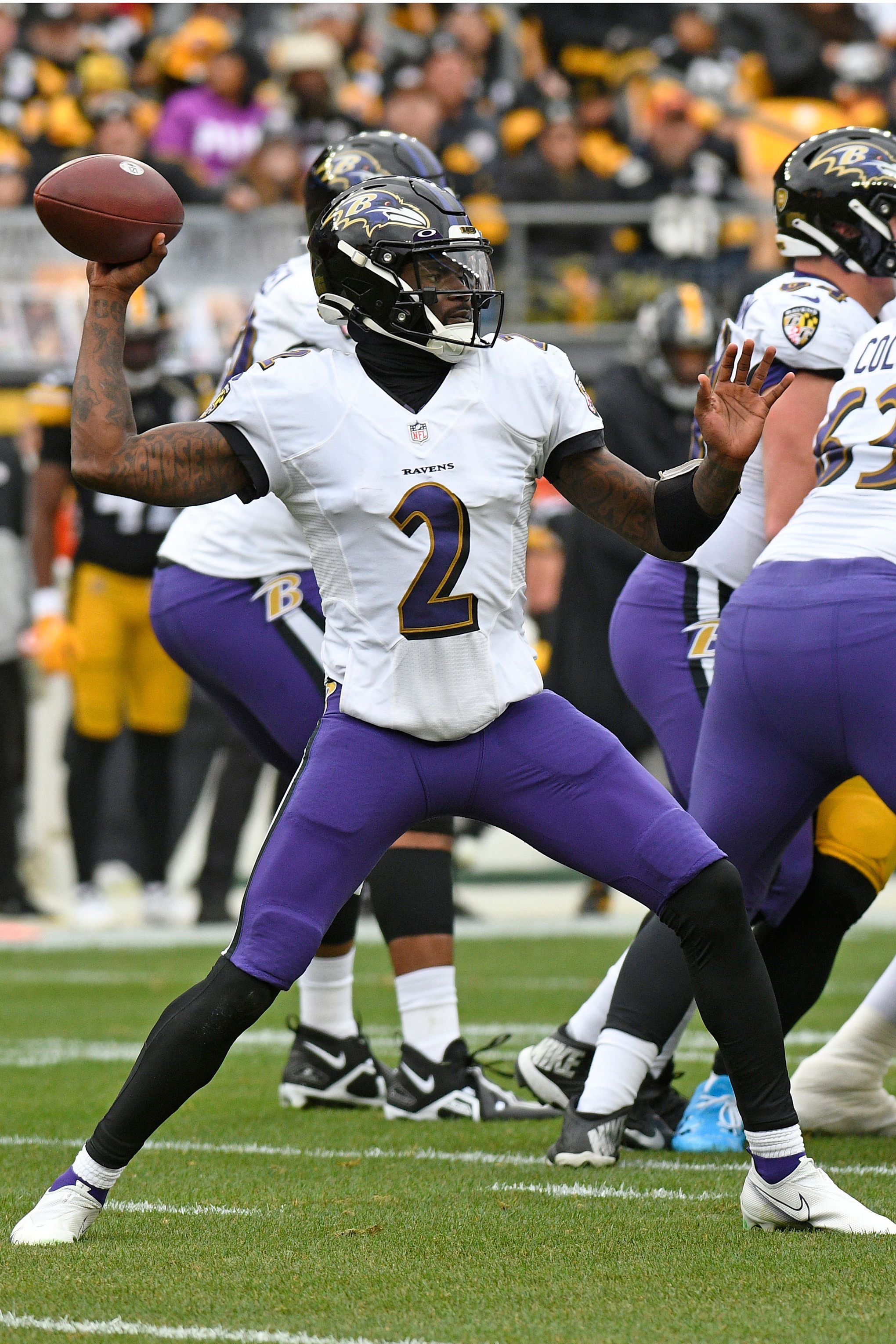 QB Tyler Huntley to start for Ravens vs. Steelers with Lamar Jackson hurt