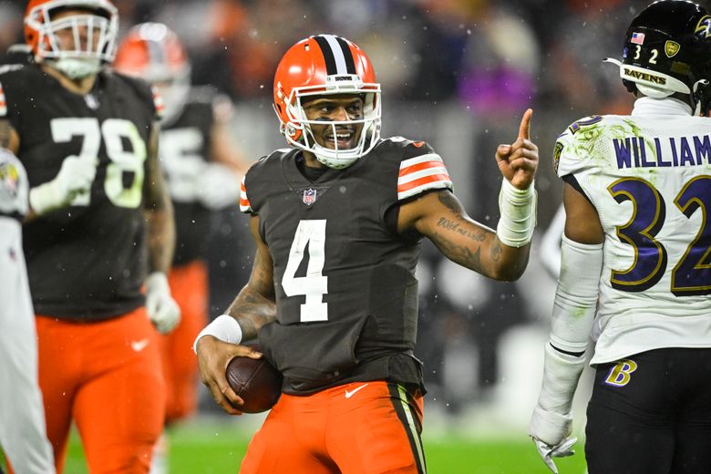 Watson making Cleveland debut against Ravens without Jackson