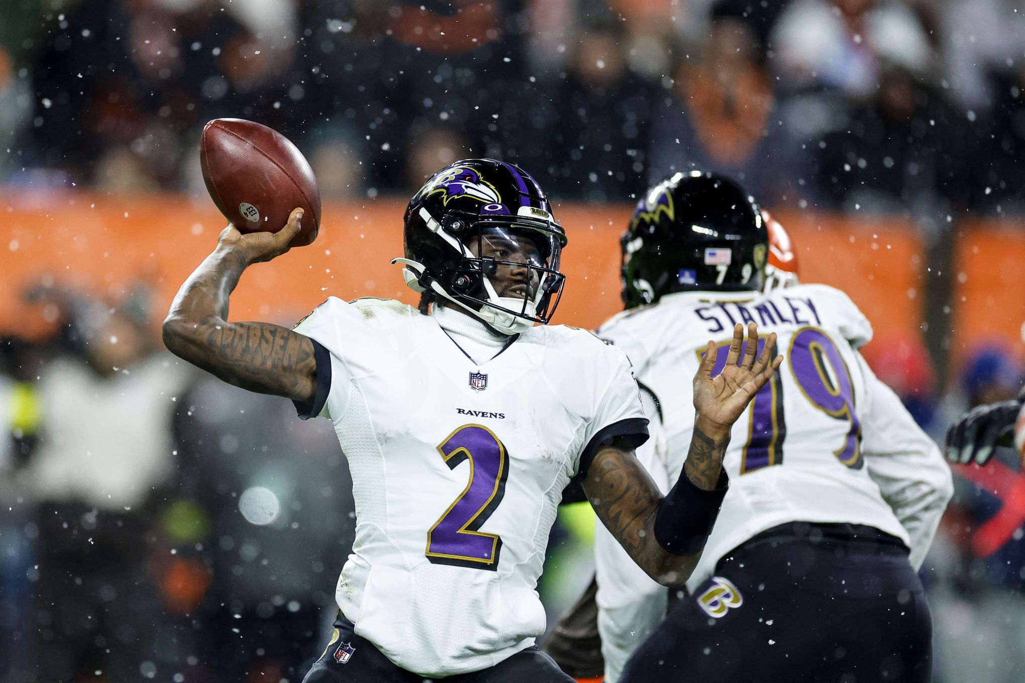 Edwards, running game were key for Ravens against Browns