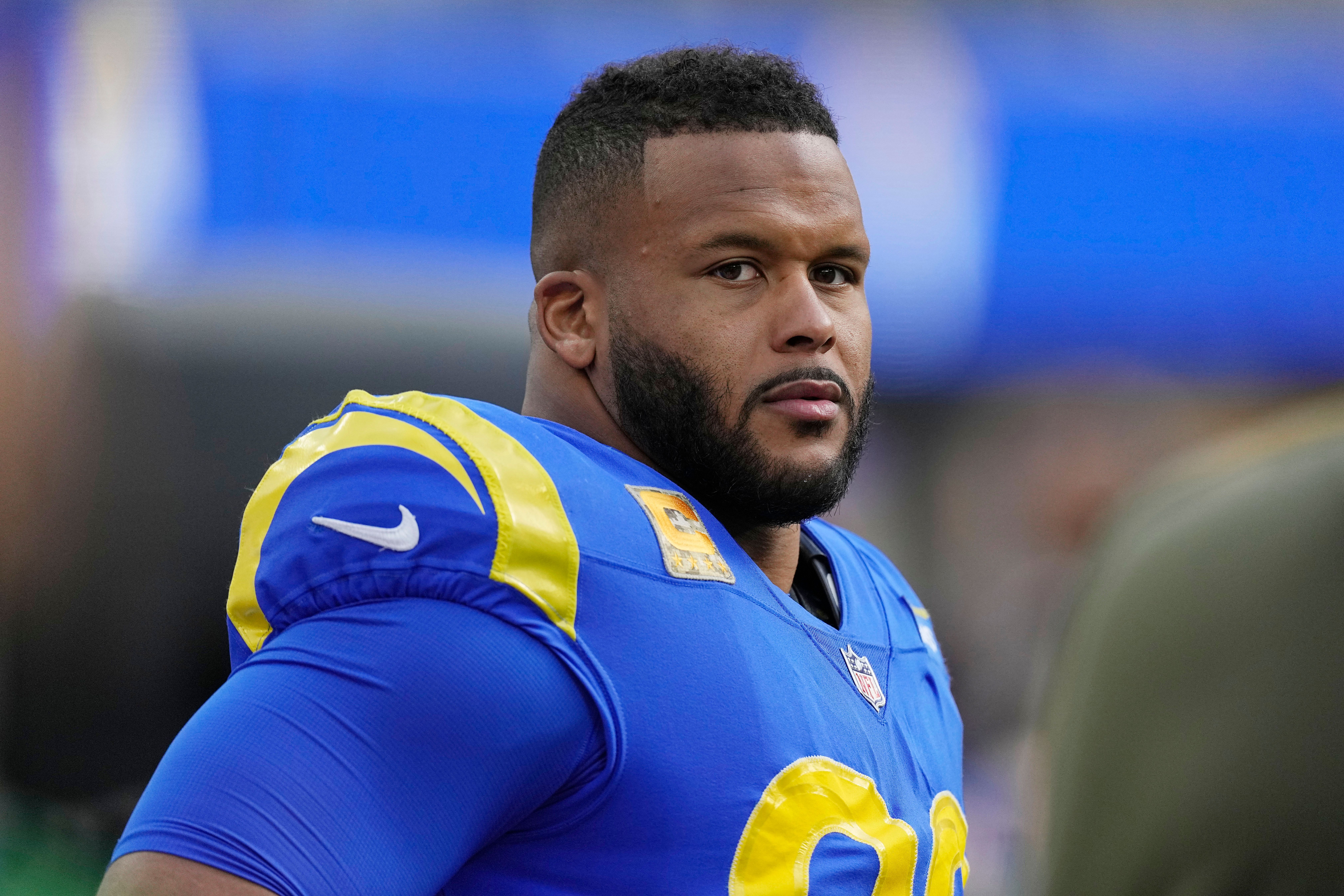 Aaron donald pro top bowl jersey