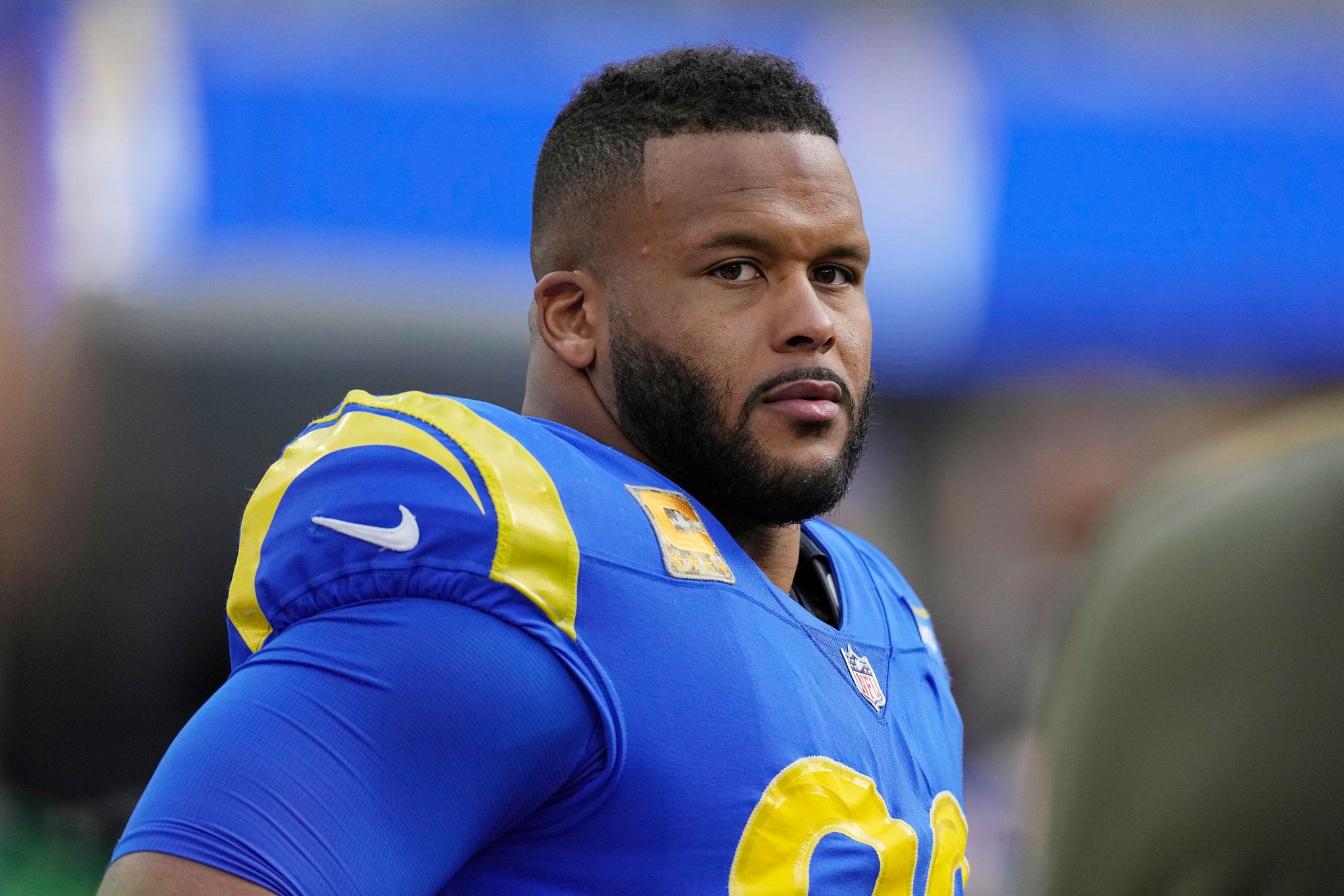 Rams' Aaron Donald to miss first game due to injury in his career