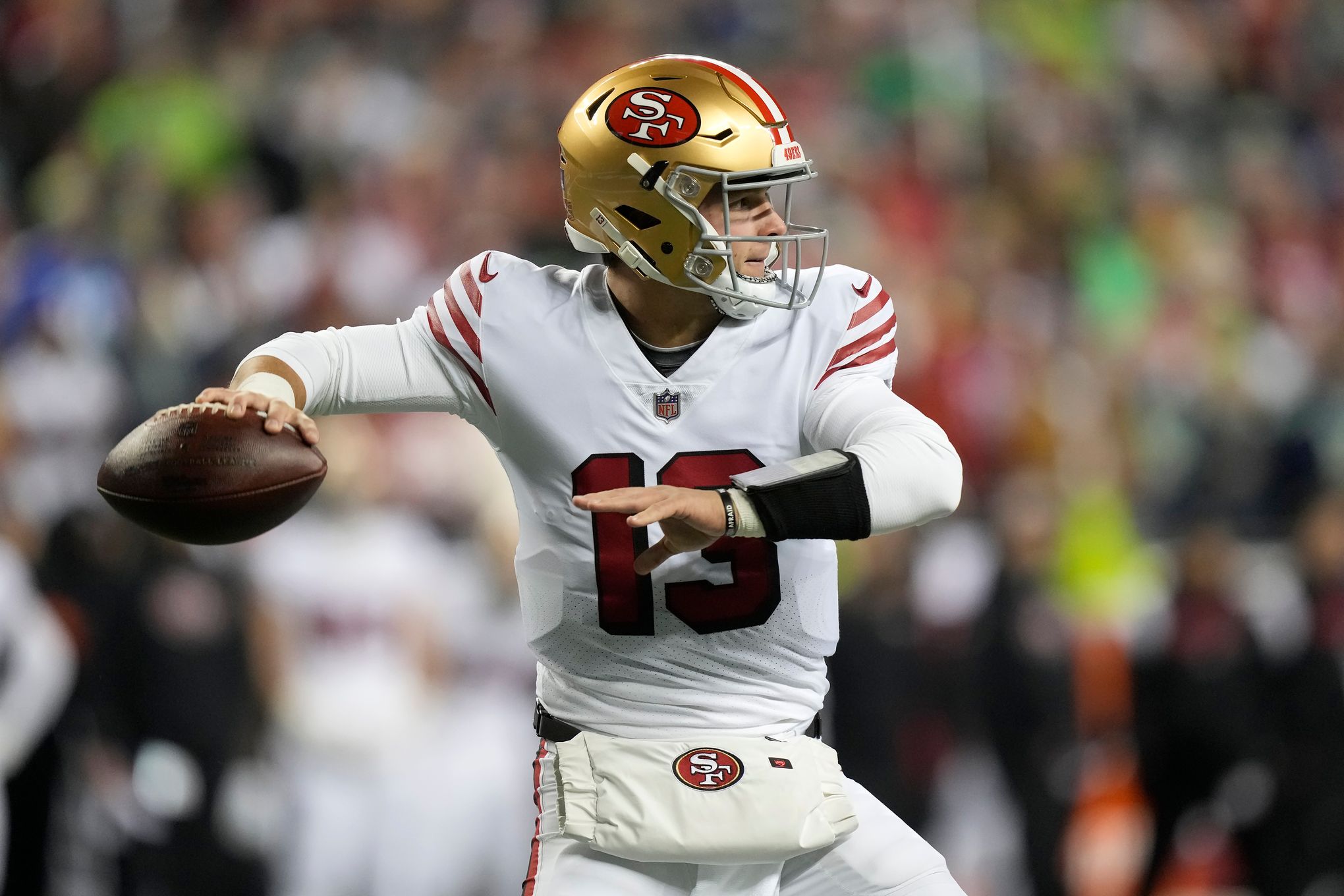 49ers QB Brock Purdy (oblique) is expected to play tonight vs. the