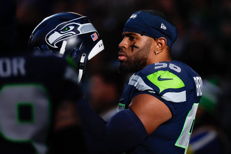 Seahawks LB Jordyn Brooks' season ends with ACL injury | The Seattle Times