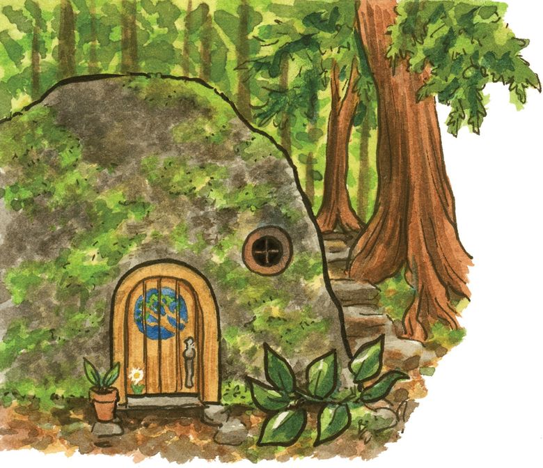 Mount Erskine’s fairy doors are a great way to introduce kids to hiking. You’ll find even more doors hidden around Ganges and at Mouat Park. (Chandler O’Leary)