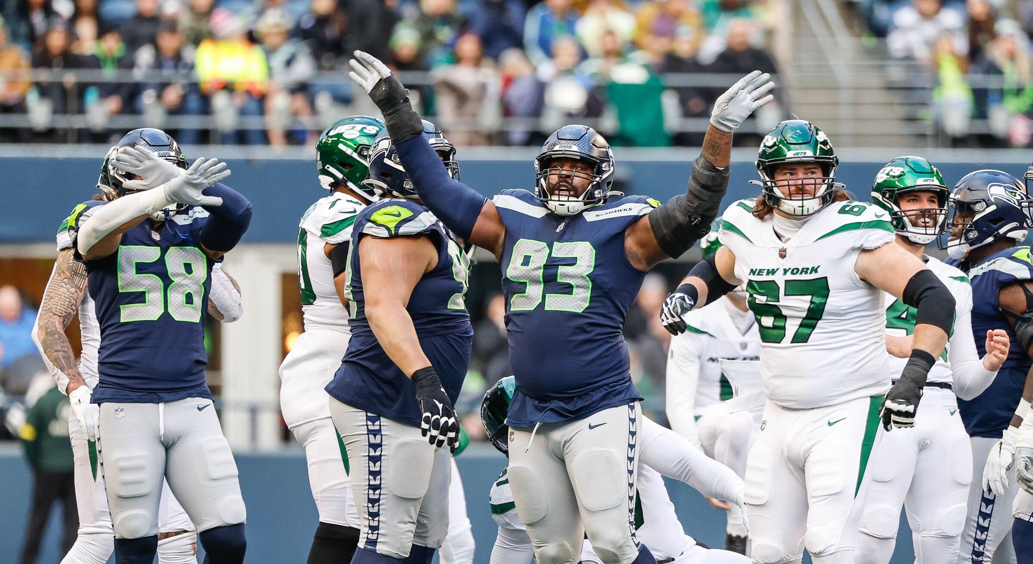 Seahawks roster sports second fewest postseason games played in