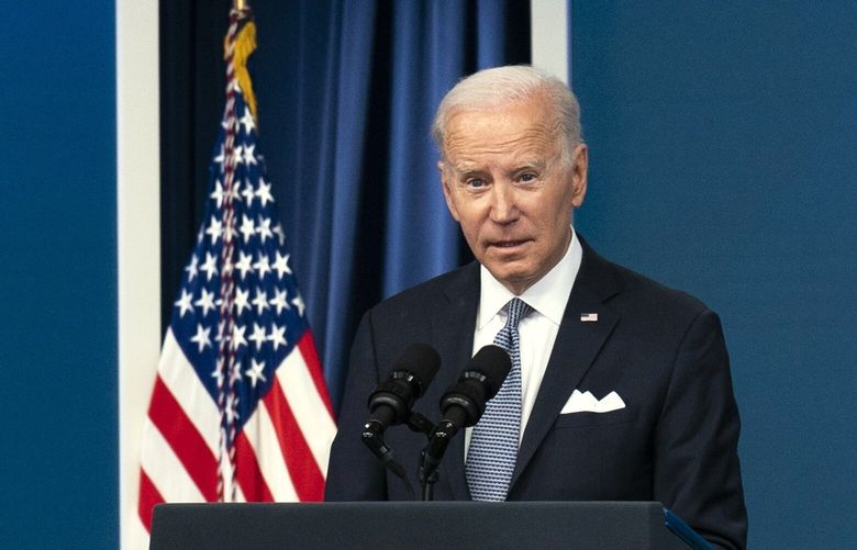 President Joe Biden speaks to reporters in Washington on Thursday, Jan. 12, 2023. Biden had excoriated former President Donald Trump for being “irresponsible” with national secrets. (Sarah Silbiger/The New York Times) XNYT1 XNYT1