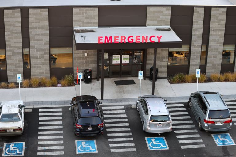 Senate Bill 5236 would, among other things, create staff-to-patient ratios for hospitals; a committee comprising hospital administrators and medical staff to develop the ratios and standards for each hospital; and set financial penalties for violating the staffing plan. Pictured is the Emergency room entrance at St. Michael Medical Center in Silverdale on Nov. 15, 2022