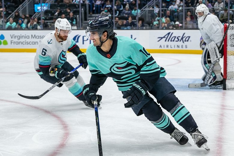 Matty Beniers Seattle Kraken Autographed 2023 NHL All-Star Game