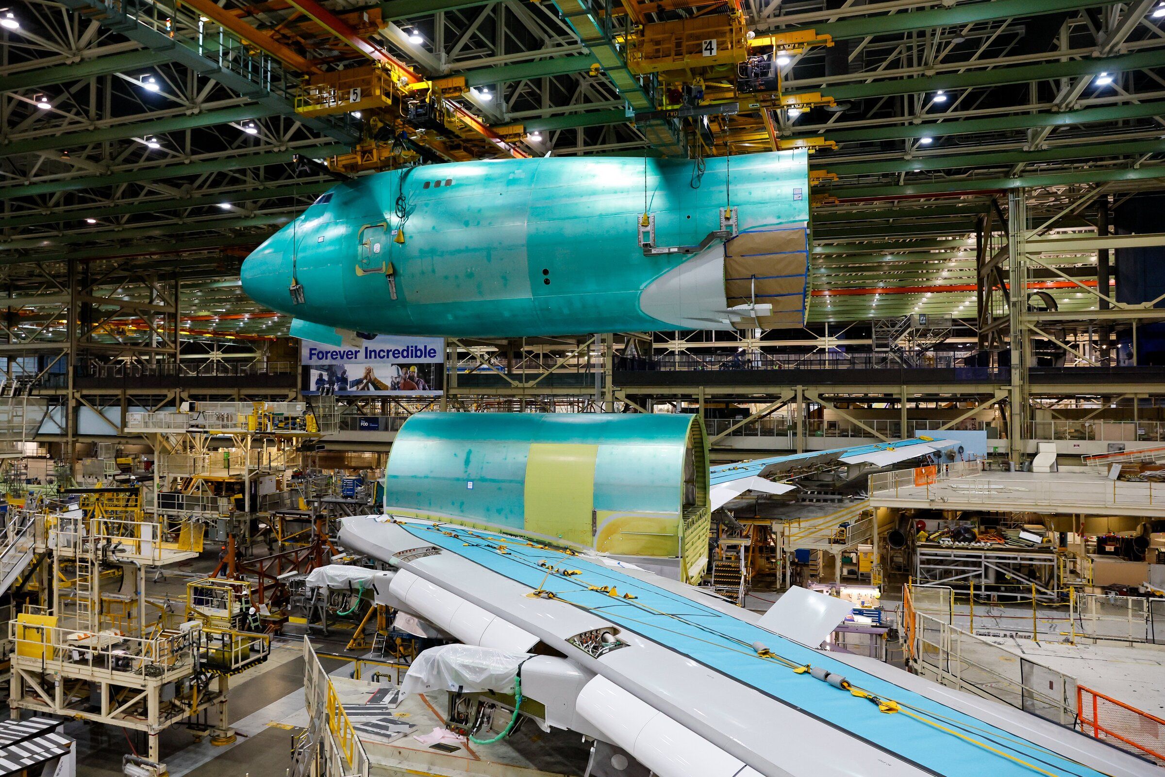 In photos: The assembly and flight of the final Boeing 747 | The