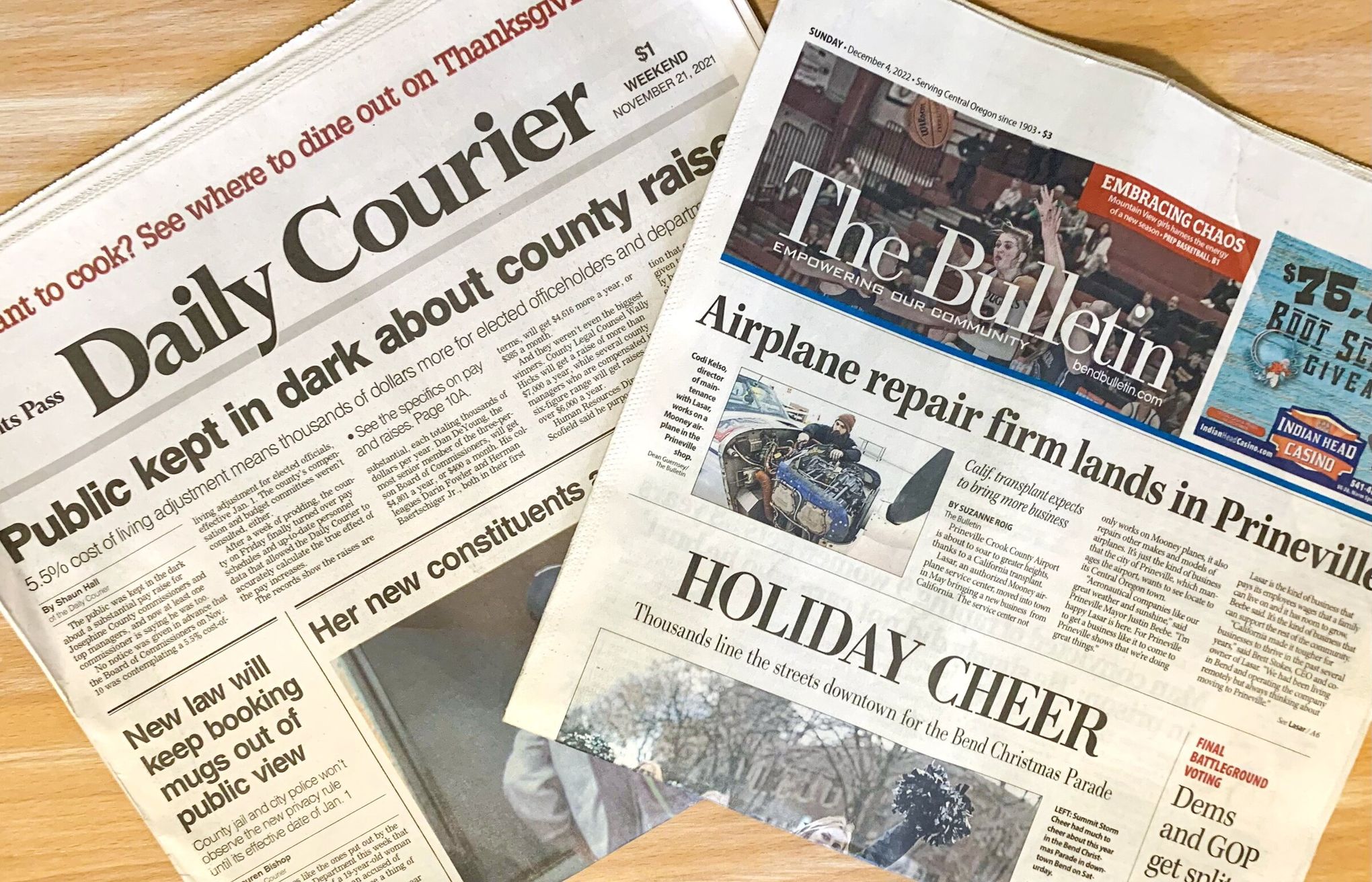 Old-fashioned newspaper war brews in Southern Oregon