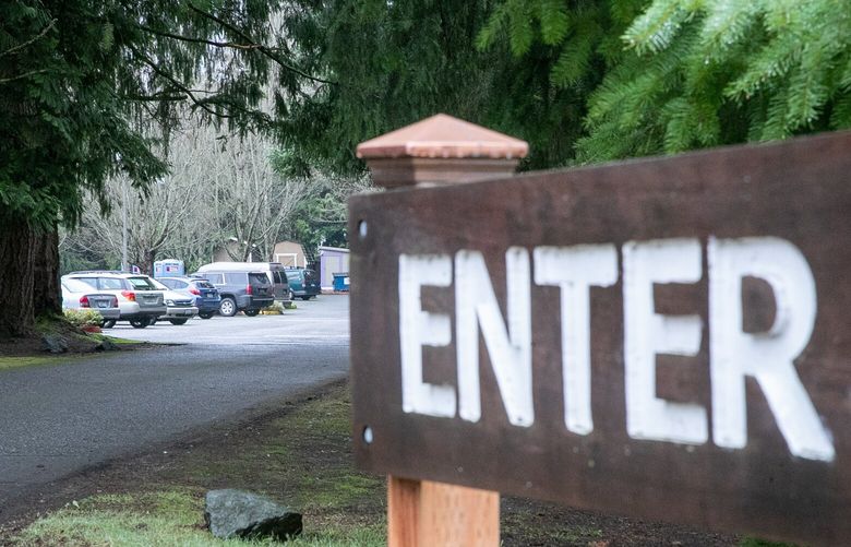 The parking lot of Lake Washington United Methodist Church in Kirkland, Washington host a safe place for clients to park overnight.