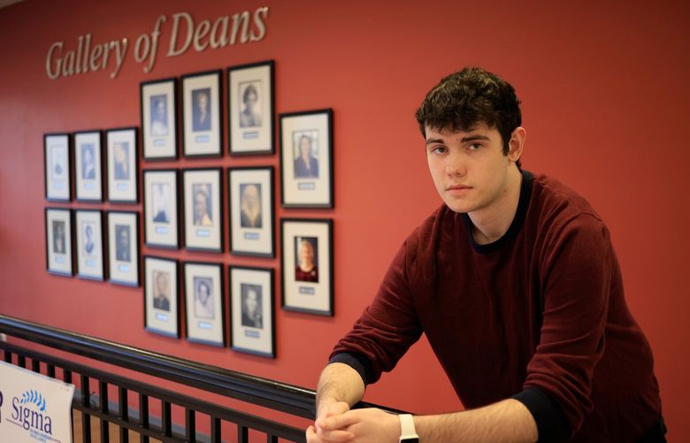 Cole Williams, a 22-year-old student at the University of Cincinnati nursing school, formed the advocacy group Pride and Plasma to advocate for changes to the FDA policy banning gay and bisexual men from donating blood. (MUST CREDIT: Photo for The Washington Post by Luke Sharrett)