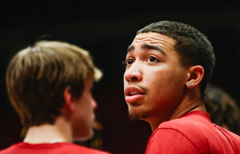 Myles Rice, a second-year guard with Washington State’s basketball team, is sidelined as he fights Hodgkin’s lymphoma. But he’s using his platform to share his experience battling cancer to help uplift others.