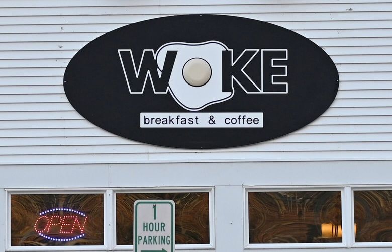 Woke Breakfast & Coffee spurred a political debate in Coventry, Conn. MUST CREDIT: Erin Knapp