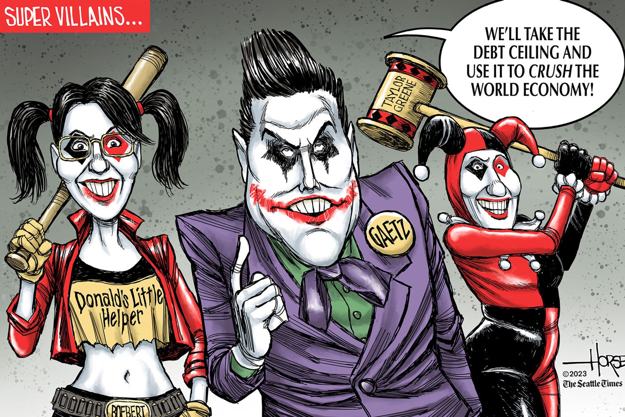 Politically Incorrect Villain Saturday Morning Political Cartoon Thread : r/politics
