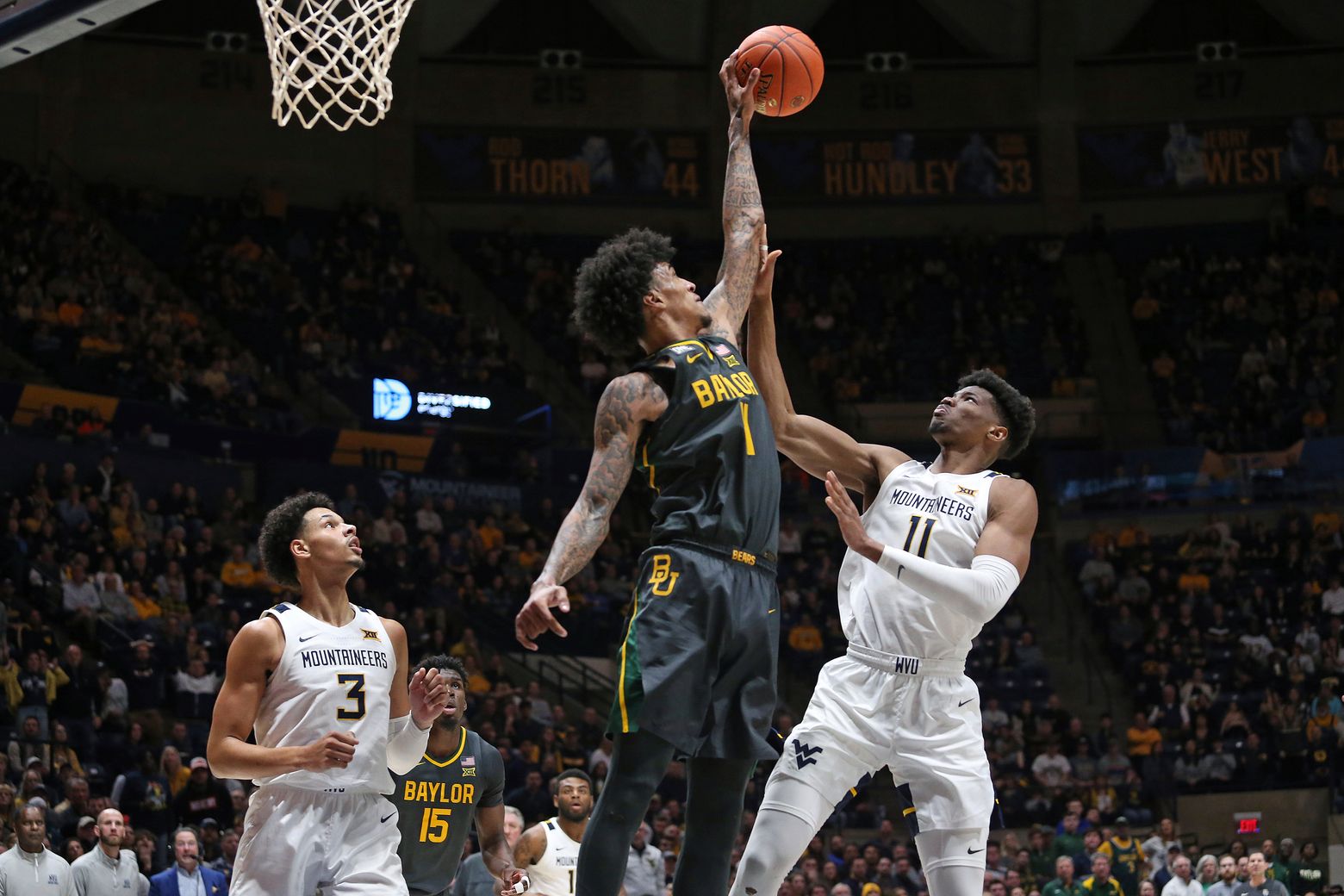 George scores 32, Baylor beats West Virginia 83-78