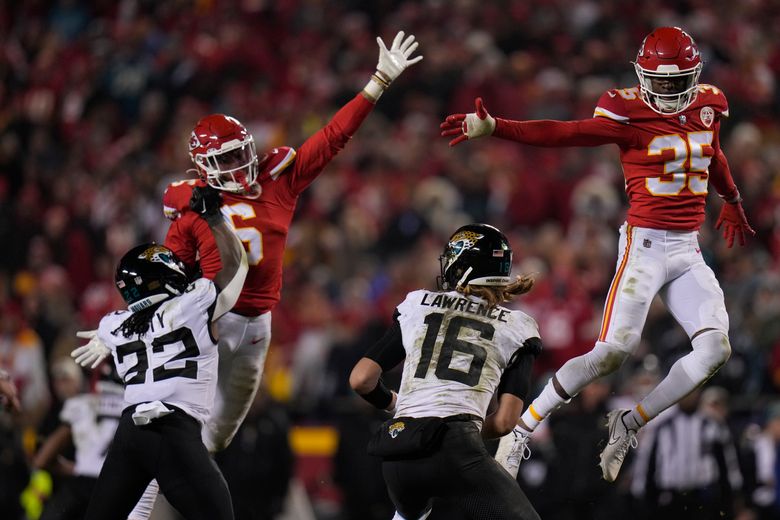 Kansas City Chiefs cornerback Jaylen Watson waits for the