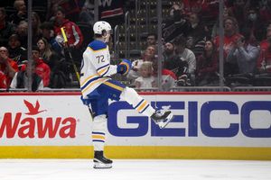 Buffalo Sabres show support for Bills' Damar Hamlin with custom t-shirts  before game vs. Capitals