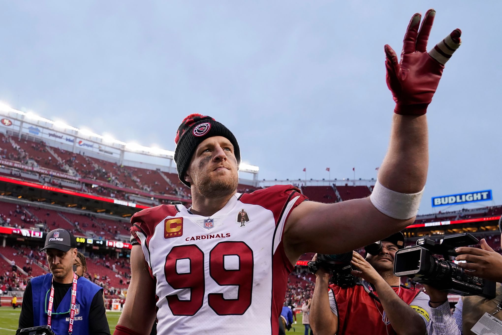 Cardinals rookie gets signed J.J. Watt jersey