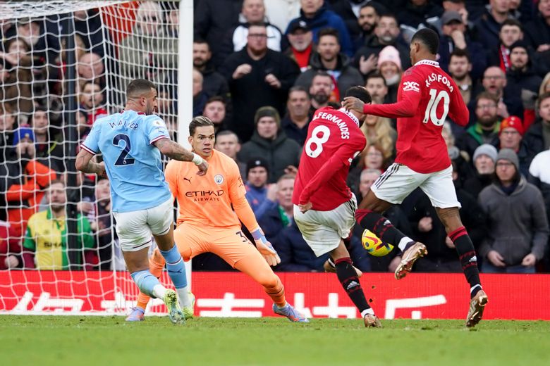 Manchester City vs Manchester United 2-1 – as it happened