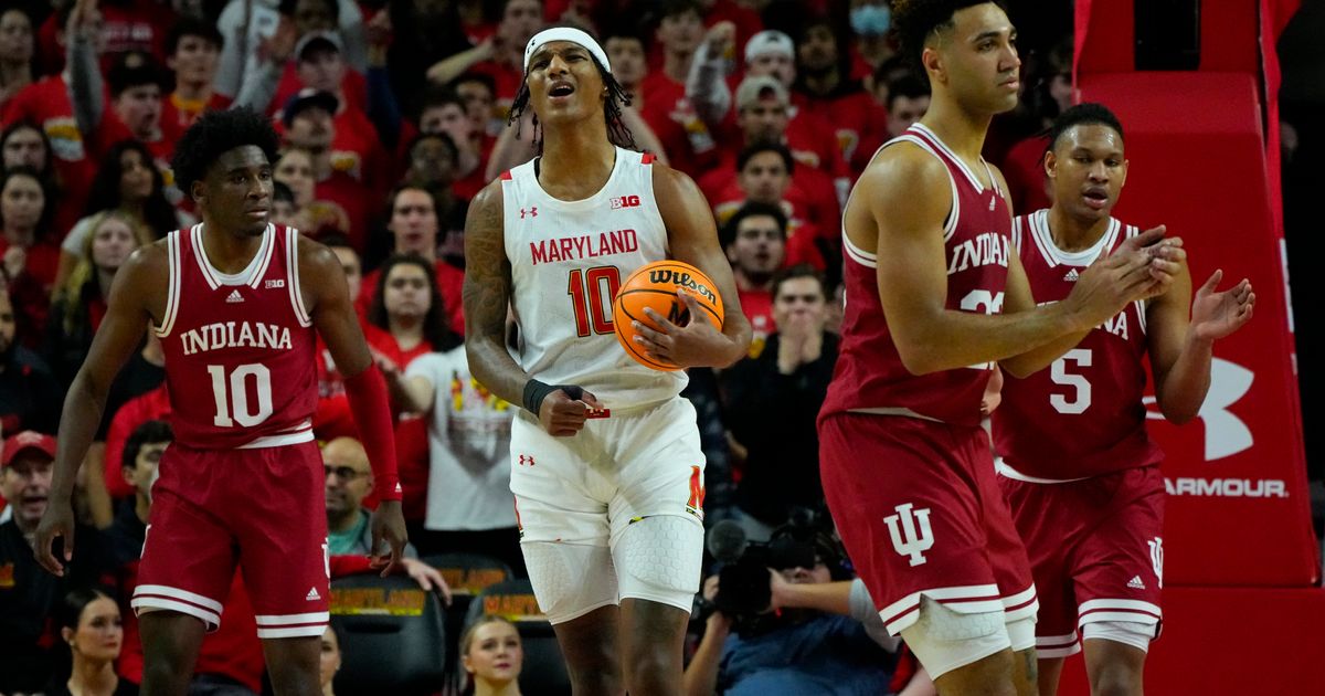 Maryland snaps No. 21 Indiana’s 5game streak with 6655 win The