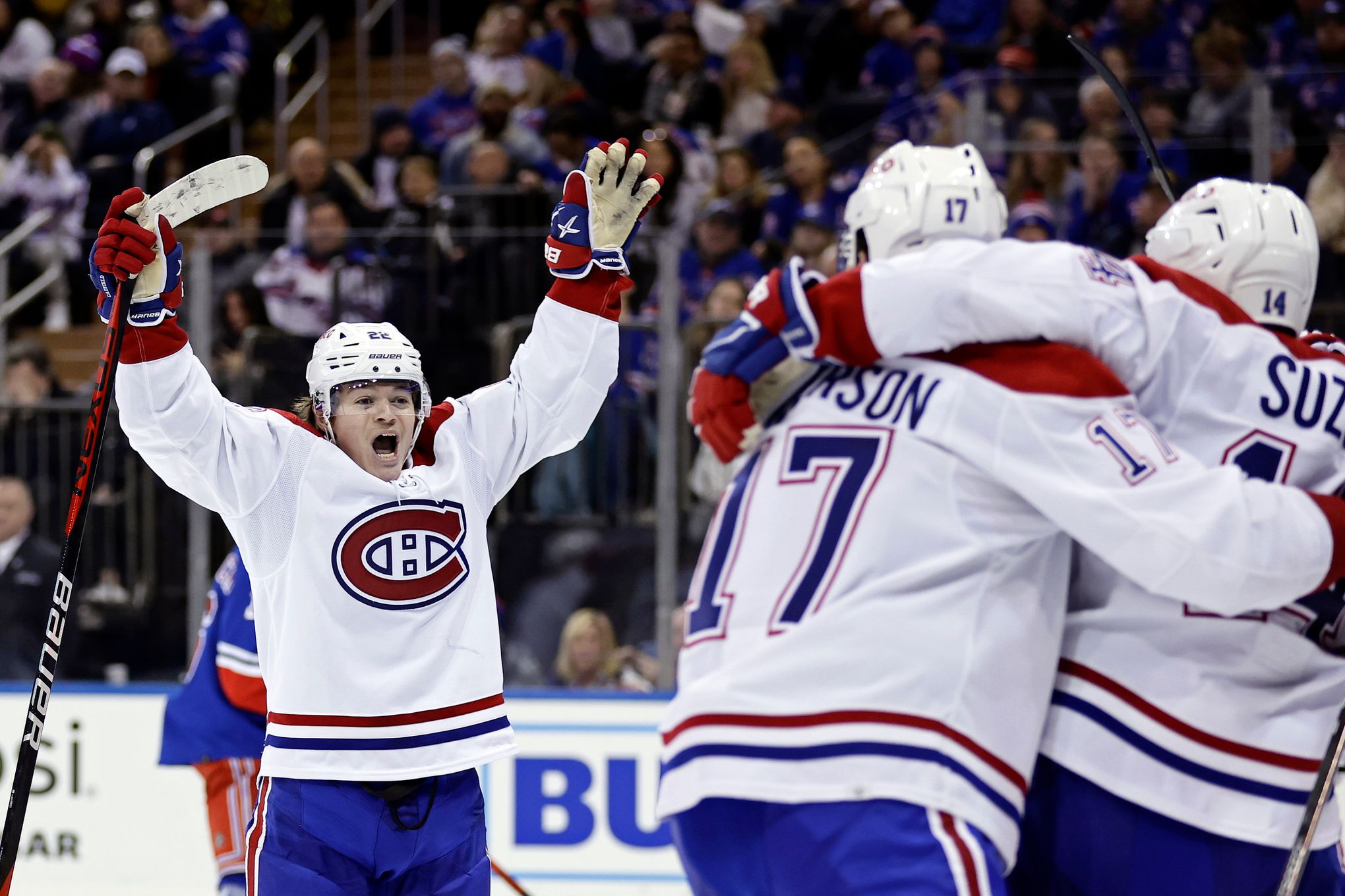Game 1: Rangers 7, Canadiens 2  post-game notes