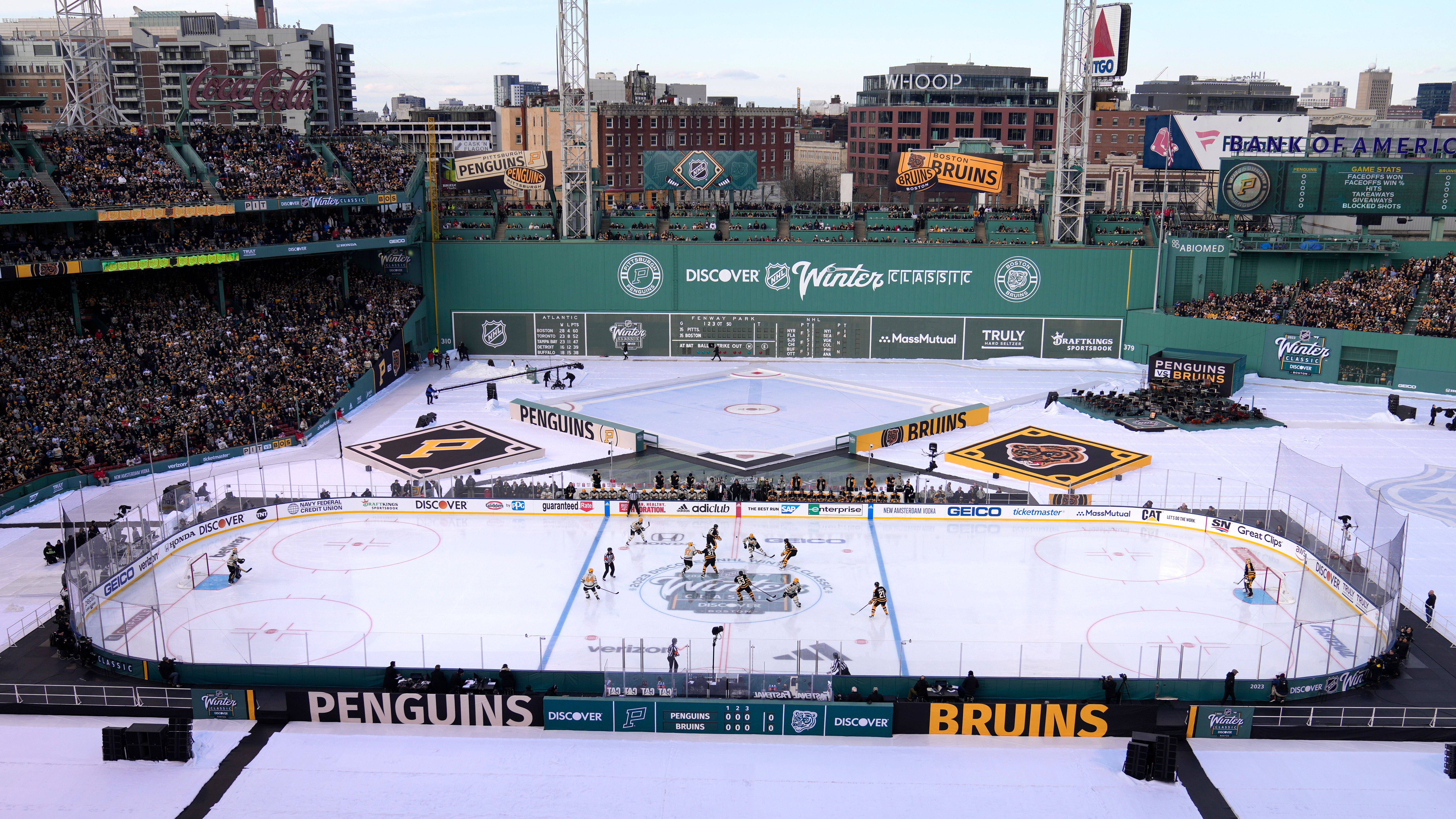 DeBrusk scores 2 in 3rd, Bruins beat Pens in Winter Classic | The