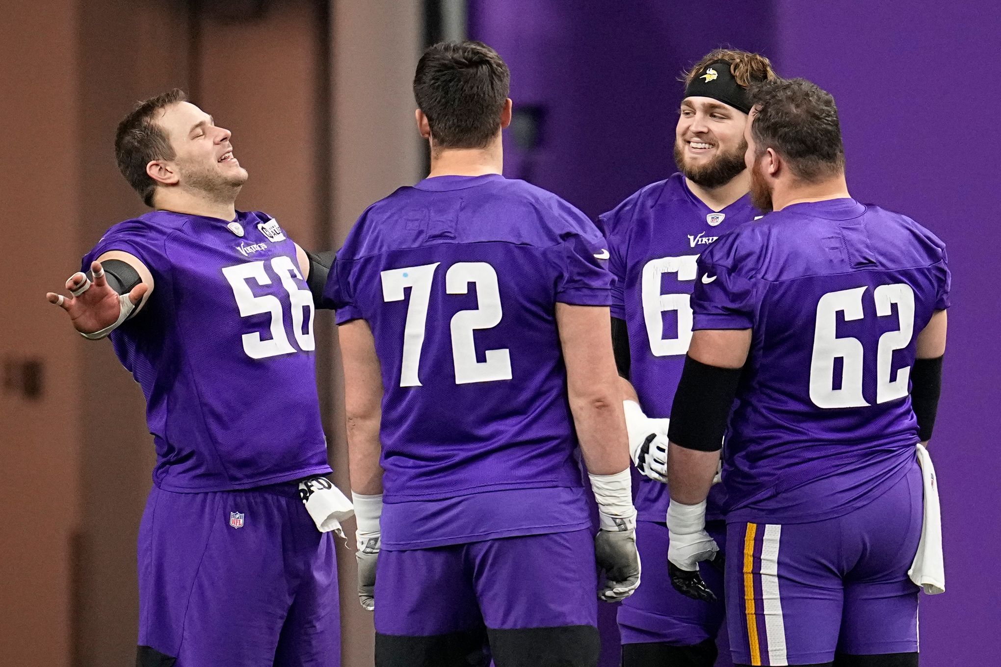 Vikings offensive line gets tested by Broncos, including Brian O