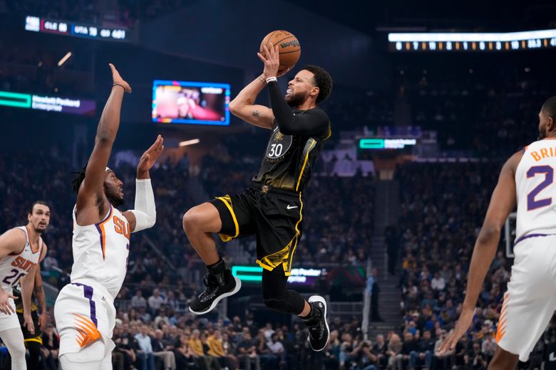 Bridges leads undermanned Suns past Curry, Warriors 125-113