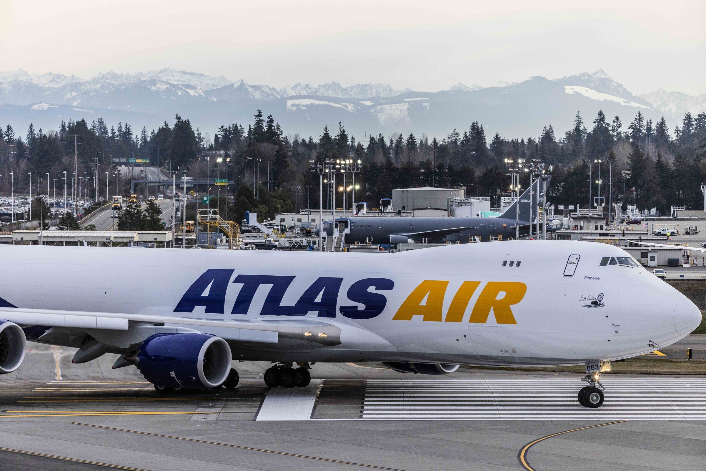 End of the line and into the air for the last 747 Boeing will