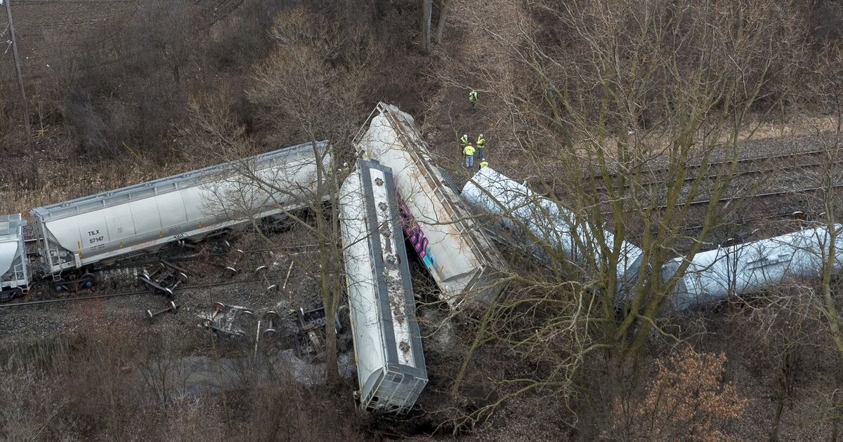 No hazardous materials spill in Michigan train derailment The Seattle