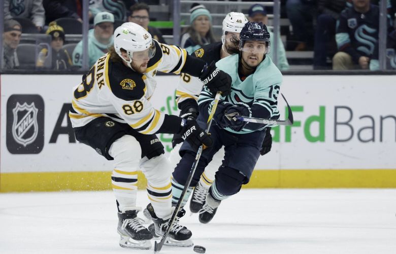 binde fabrik Mindful Kraken go toe-to-toe with NHL's finest, but Bruins have final say | The  Seattle Times