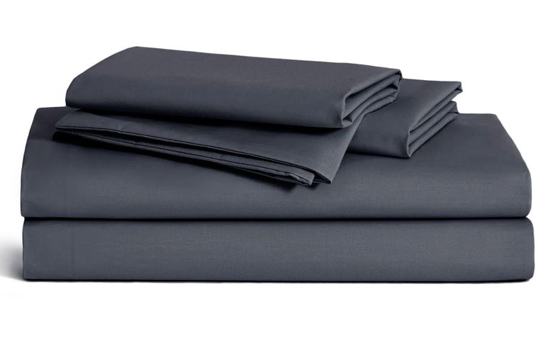 A luxurious bed starts with the right sheets. For thicker, silkier fabric, consider Brooklinen’s Luxe Core set made of cotton sateen. (Courtesy of Brooklinen)
