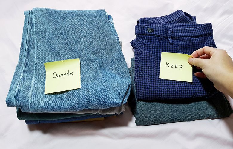 Deciding to keep, donate or discard clothing can take time. But finding a second home for those items could be a lifesaver for someone in need. (Getty Images)