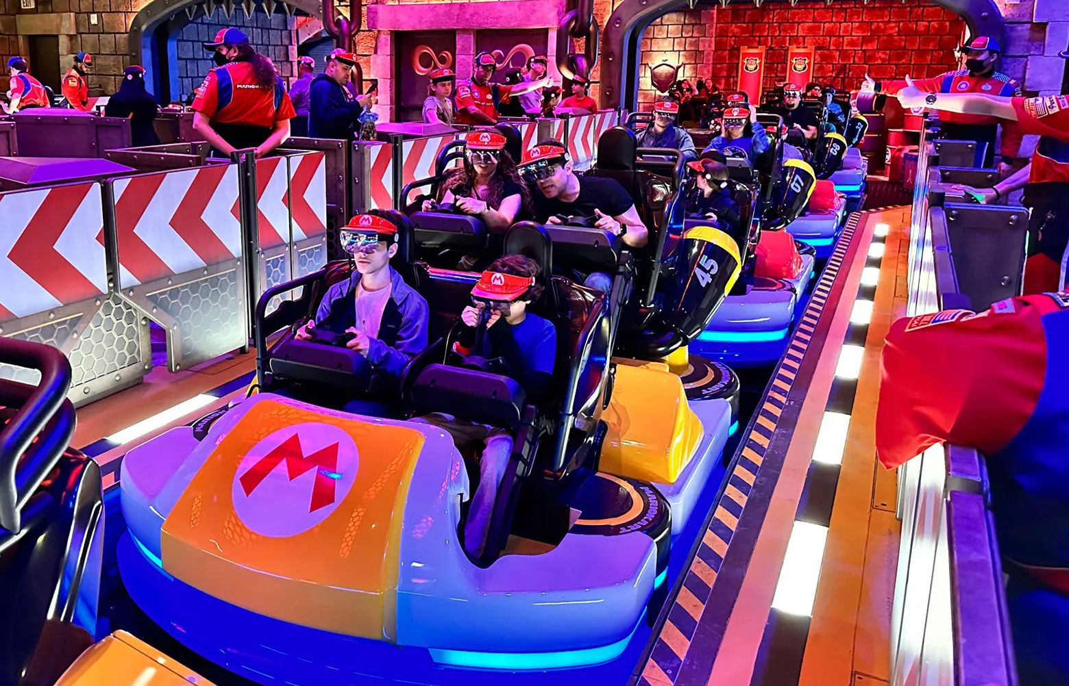 Are you too fat for Universal s new Mario Kart ride The average