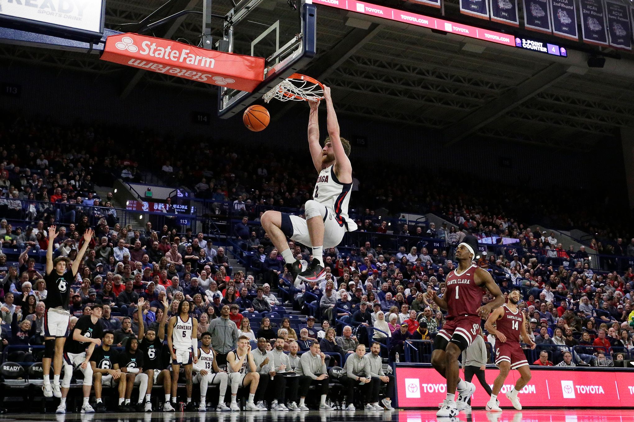 Cougars Face No. 15 Gonzaga Tuesday in Spokane - Washington State