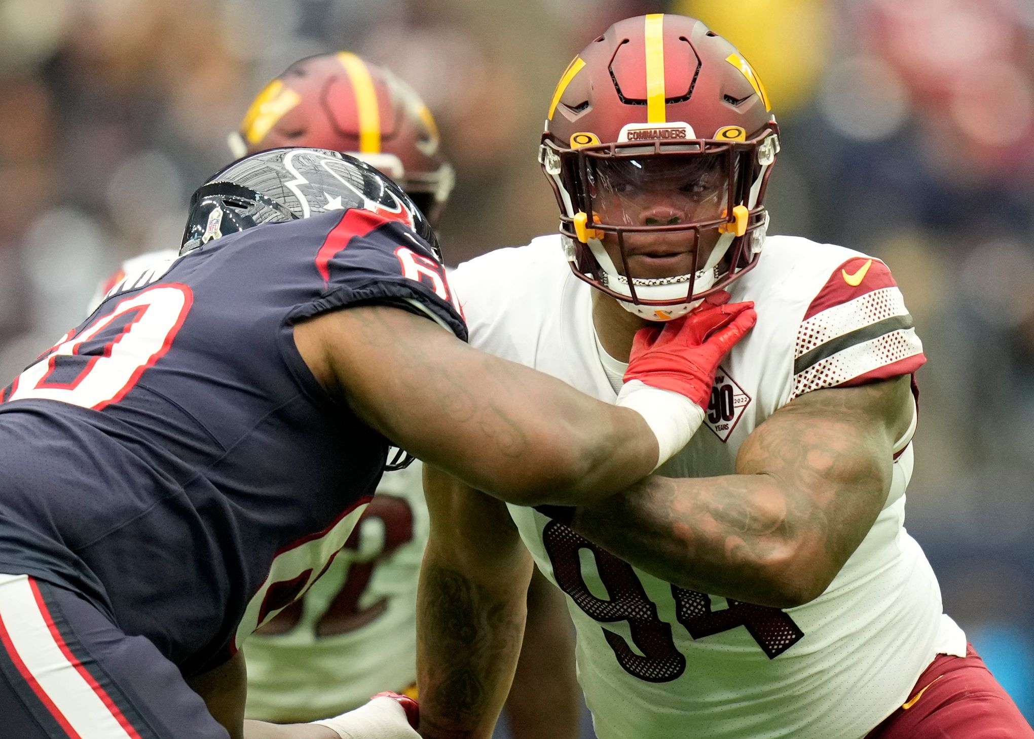 Commanders' defense starts inside with defensive tackles Jonathan Allen and  Daron Payne