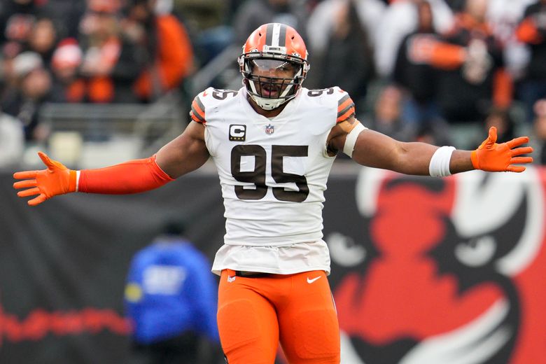 Myles Garrett and the rest of the Browns defensive line dominated