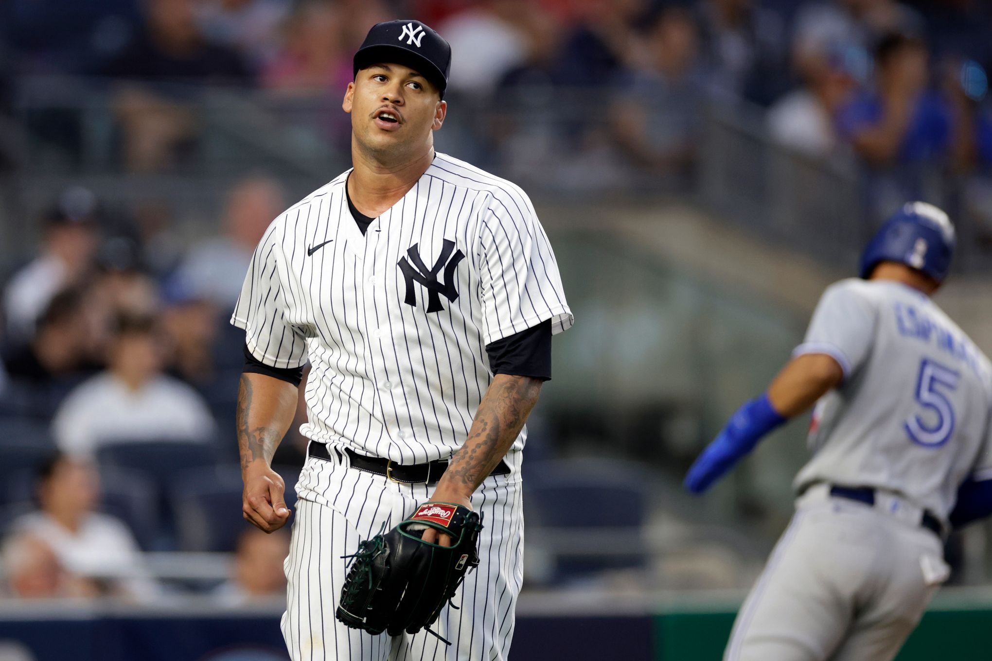 Once-reliable Yankees reliever Michael King has struggled