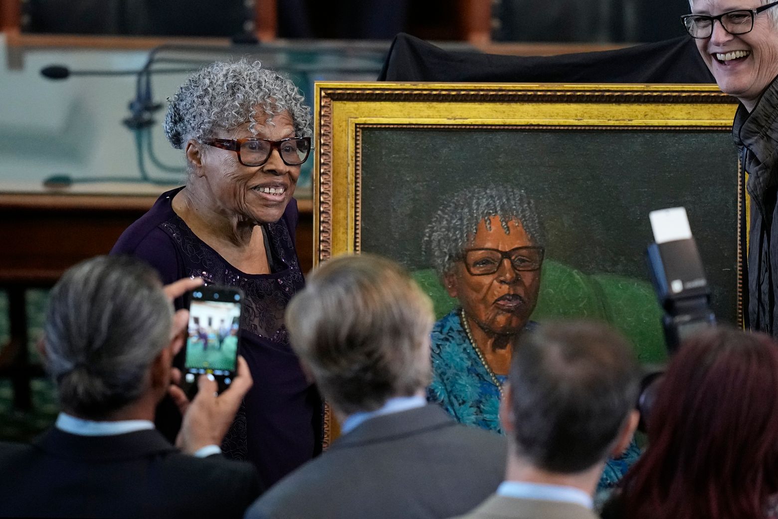 Opal Lee, 'grandmother of Juneteenth,' gets Texas portrait | The Seattle  Times