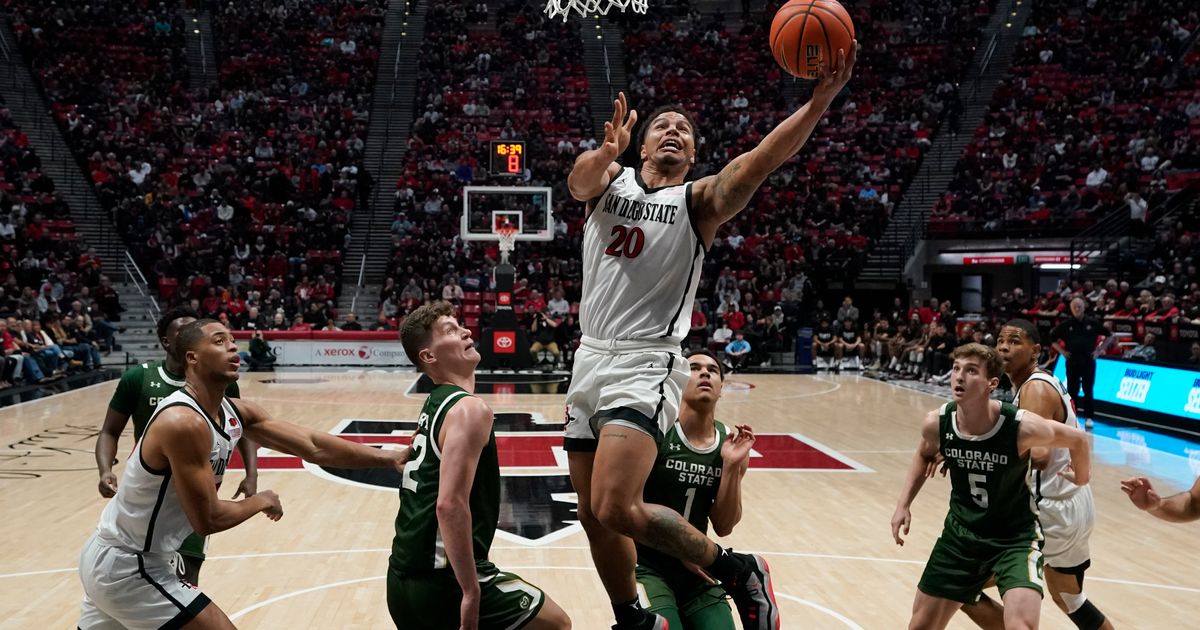 LeDee scores 14, No. 22 San Diego State beats Rams 7758 The Seattle