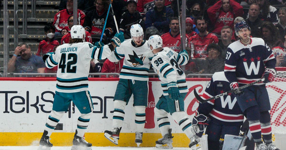 Karlsson has goal and 2 assists, Sharks beat Capitals 4-1