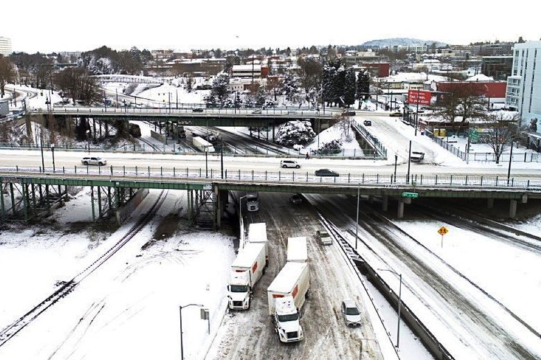 Could it snow in Portland Thursday? 