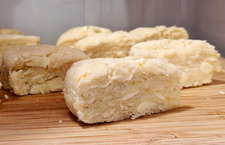 Chilling pastries before baking firms up the butter and helps form tender layers.