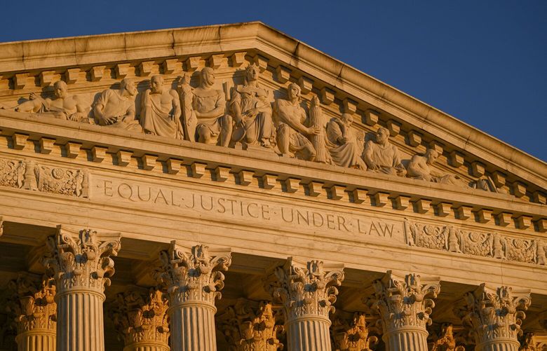 The Supreme Court in Washington, D.C., on Dec. 13, 2022. MUST CREDIT: Washington Post photo by Jonathan Newton